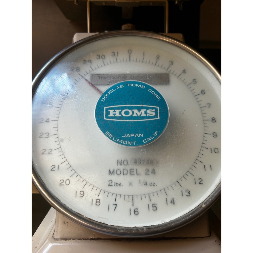 Vintage Homs Douglas Homs Corp. Kitchen Scale Model 24 Analog Belmont CA - Picture 16 of 16